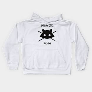 Drum till death Kids Hoodie